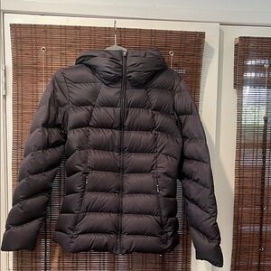 Patagonia Black Quilted Puffer Jacket with Hood